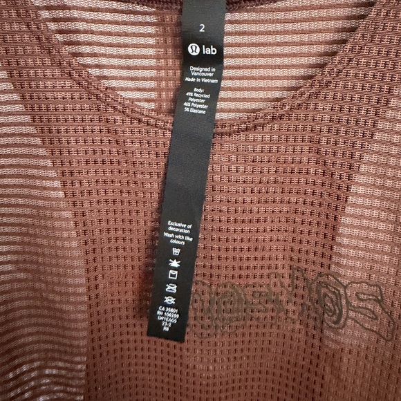 lululemon athletica Brown Mesh Tank Top LAB W Grid Mesh
Training Tank Graphic 2 - Picture 4 of 10